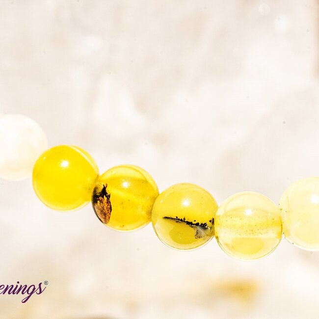 Yellow Gold Opal Bracelets - 4mm