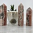 Rhodochrosite Obelisk Tower Generator - Medium (3 - 4")