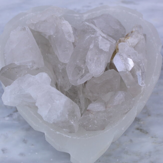 Clear (Crystal) Quartz Clusters - Medium (1.5-2") Rough Raw Natural