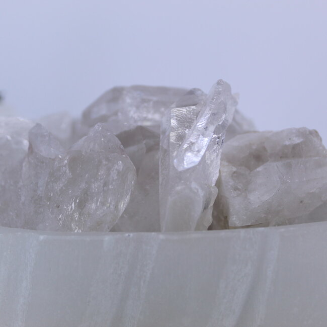 Clear (Crystal) Quartz Clusters - Medium (1.5-2") Rough Raw Natural