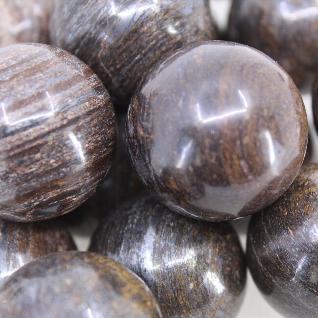 Bronzite (Enstatite Axinite) Sphere Orb - 30mm