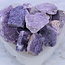 Lepidolite (Purple Mica) Slabs (One Side Polished) Slices Flats - 2"