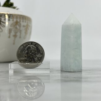 Blue Aragonite Tower/Point/Generator- Small (2-3")