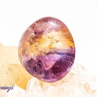 Ametrine - Tumbled (Amethyst & Citrine)