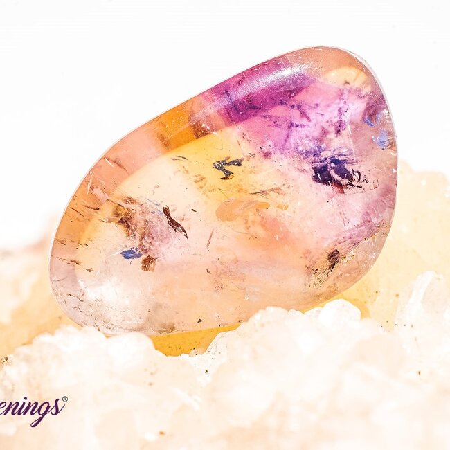 Ametrine - Tumbled (Amethyst & Citrine)