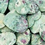 Ruby in Fuchsite Hearts
