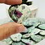 Ruby in Fuchsite Hearts