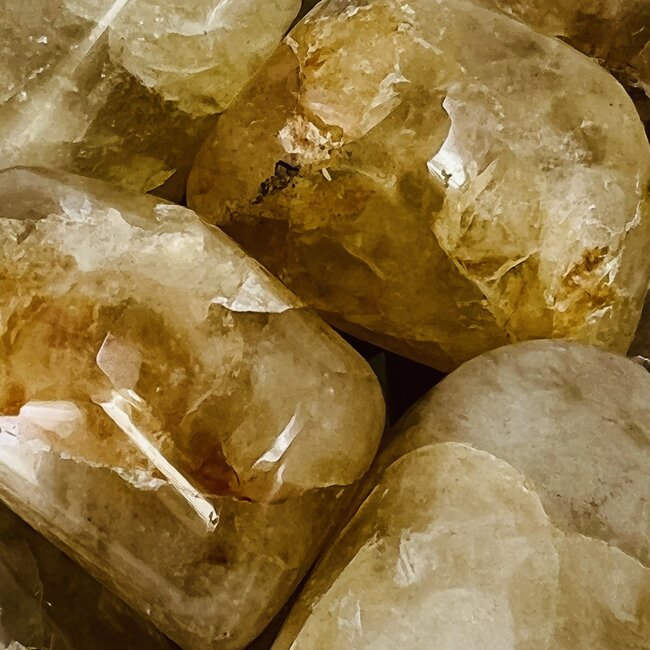 Congo Citrine (Kundalini Quartz) - Jumbo Large Tumbled Smooth