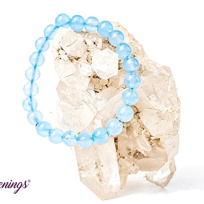 Blue Chalcedony Bracelets - 7-8mm