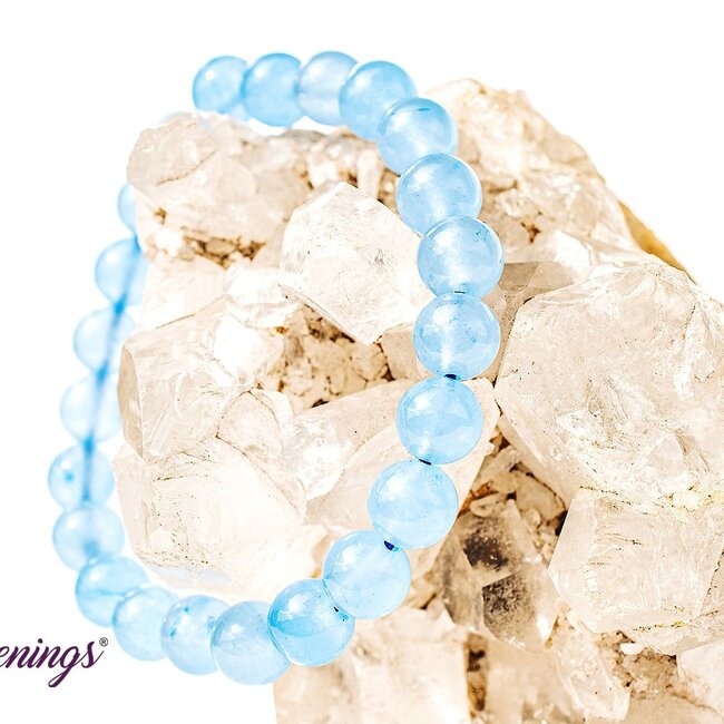 Blue Chalcedony Bracelets - 7-8mm