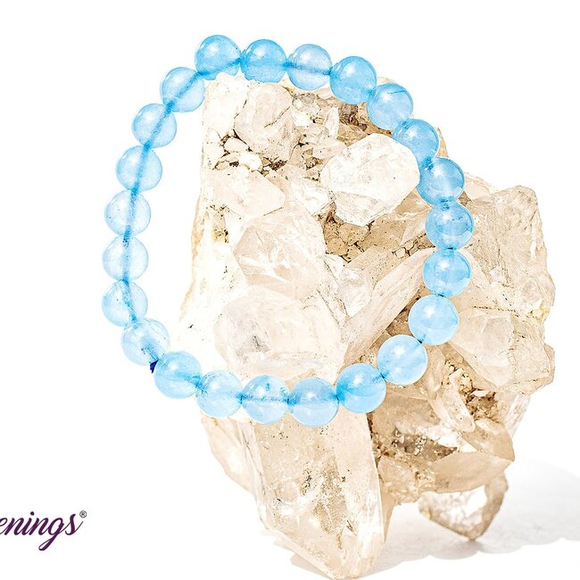 Blue Chalcedony Bracelets - 7-8mm