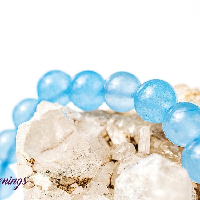 Blue Chalcedony Bracelets - 7-8mm