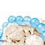 Blue Chalcedony Bracelets - 7-8mm