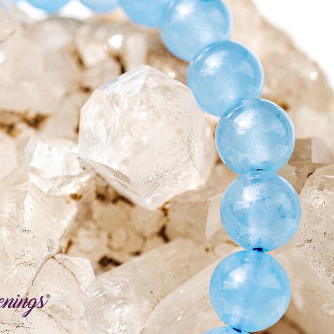 Blue Chalcedony Bracelets - 7-8mm