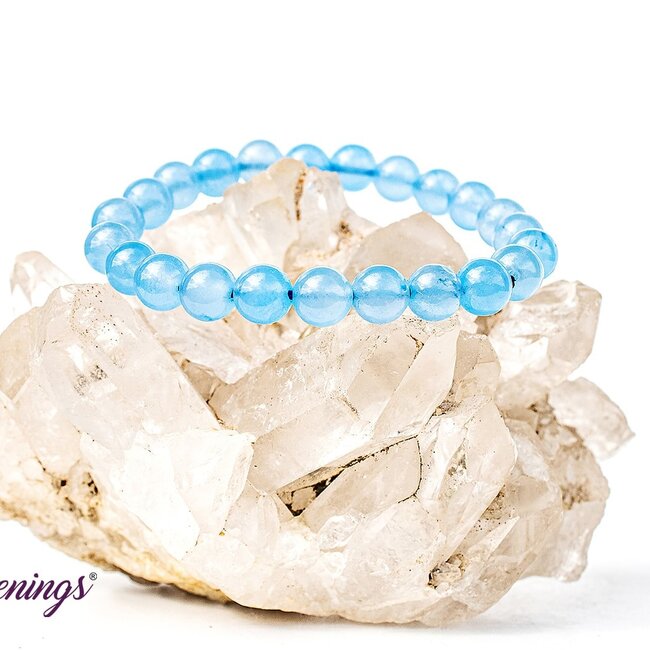 Blue Chalcedony Bracelets - 7-8mm