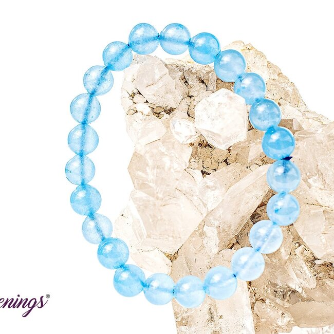 Blue Chalcedony Bracelets - 7-8mm