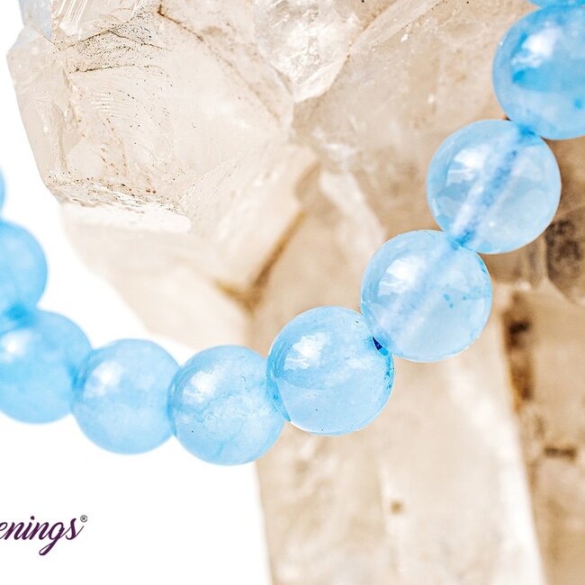 Blue Chalcedony Bracelets - 7-8mm