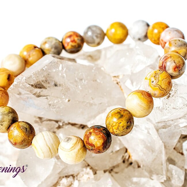 Crazy Lace Agate Bracelets - 8mm