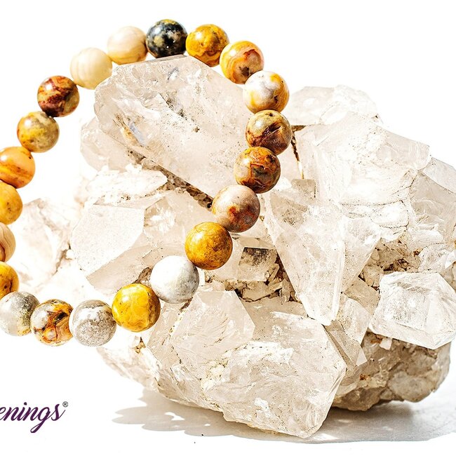 Crazy Lace Agate Bracelets - 8mm