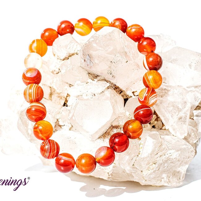 Carnelian Bracelets - 8mm