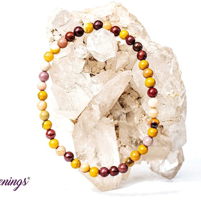 Mookaite Jasper Bracelets - 4mm Mini