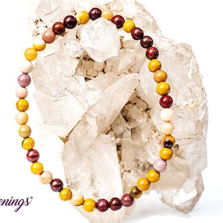 Mookaite (Mookite Mooakite Mook) Jasper Bracelets - 4mm Mini
