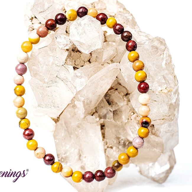 Mookaite Jasper Bracelets - 4mm Mini