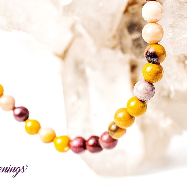 Mookaite (Mookite Mooakite Mook) Jasper Bracelets - 4mm Mini