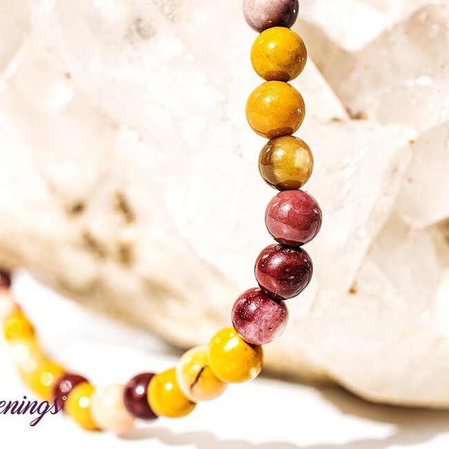 Mookaite Jasper Bracelets - 4mm Mini
