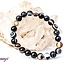 Matte Banded Agate Bracelets - 8mm