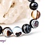 Matte Banded Agate Bracelets - 8mm