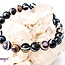 Matte Banded Agate Bracelets - 8mm