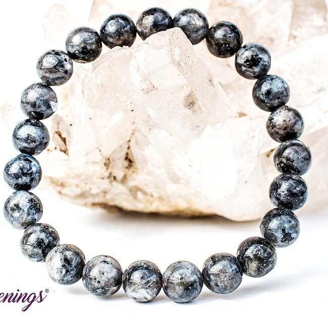 Black Labradorite (Larvikite) Bracelets - 8mm