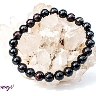 Black Agate Bracelets - 6 - 8mm