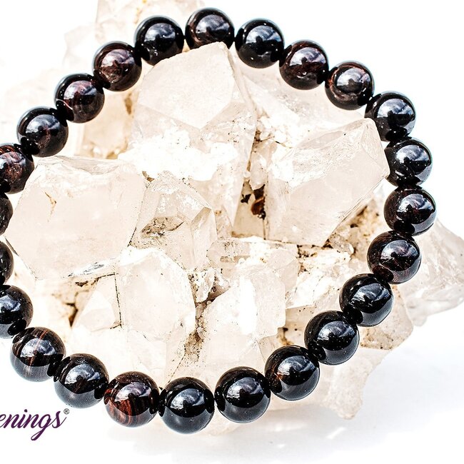 Black Agate Bracelets - 6 - 8mm