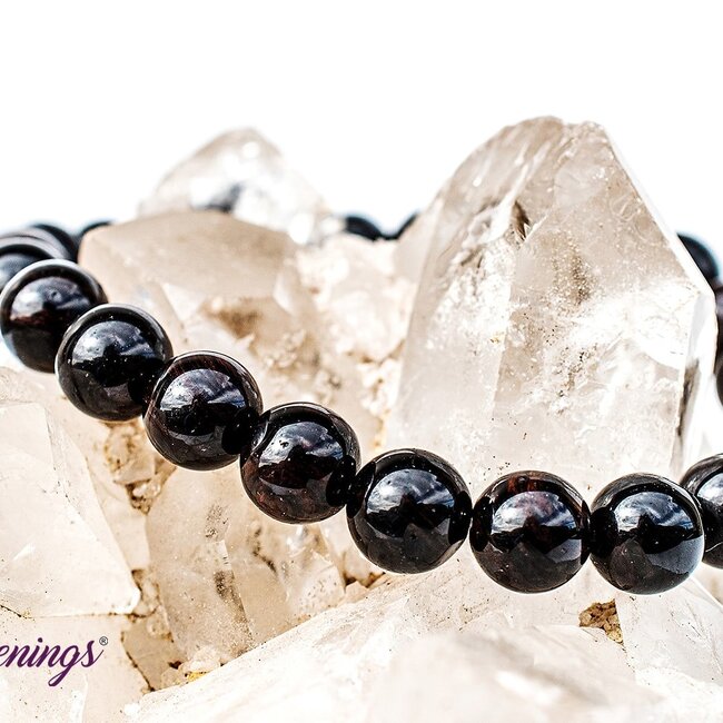 Black Agate Bracelets - 8mm