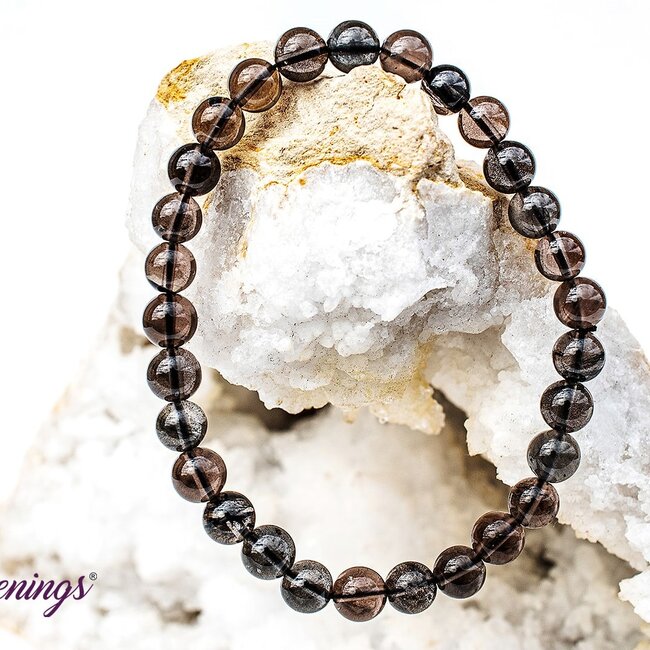 Indonesian Tektite (Agni Manitite Pearl of Fire) Bracelets - 6mm