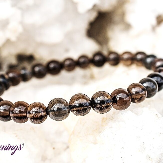 Indonesian Tektite (Agni Manitite Pearl of Fire) Bracelets - 6mm