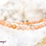 Peach Moonstone Bracelets - 4mm
