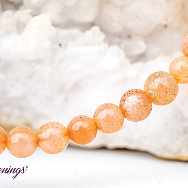 Peach Moonstone Bracelets - 4mm