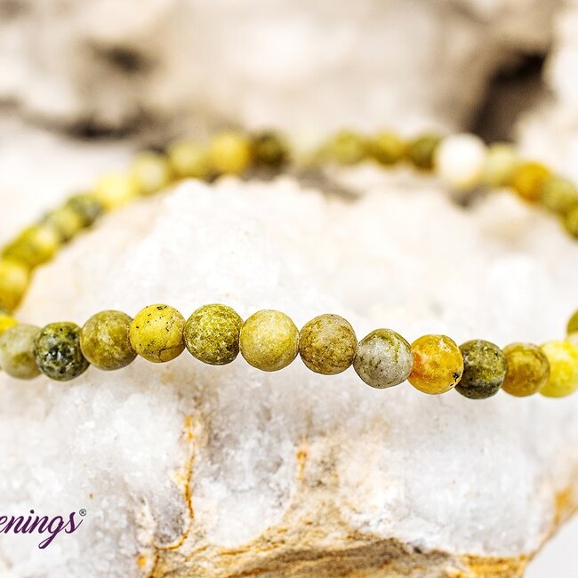 Yellow Turquoise Bracelets - 4mm Mini
