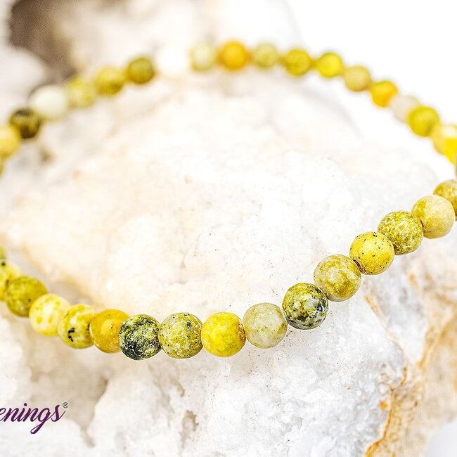 Yellow Turquoise Bracelets - 4mm Mini