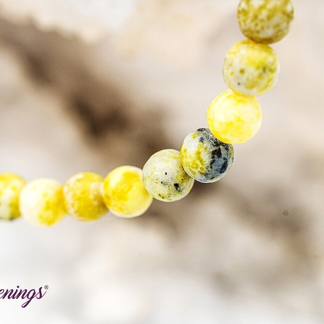 Yellow Turquoise Bracelets - 4mm Mini