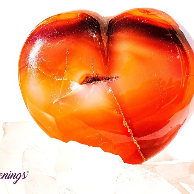 Carnelian Hearts - Large