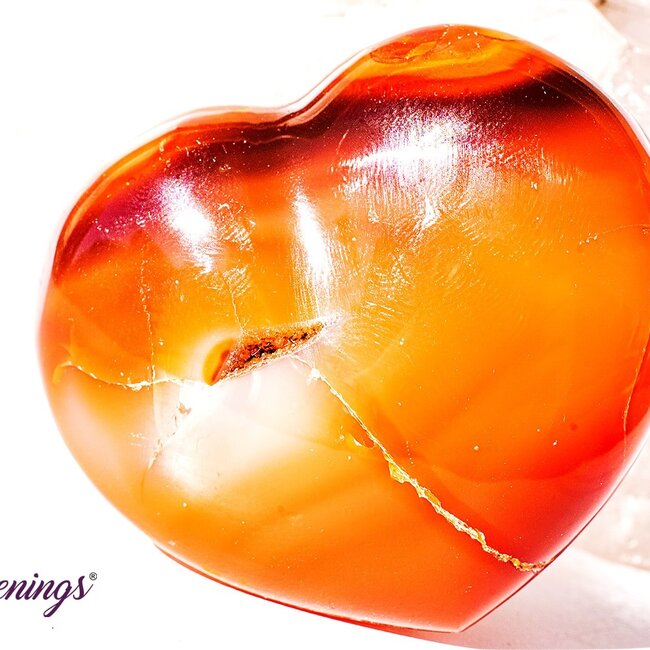 Carnelian Hearts - Large