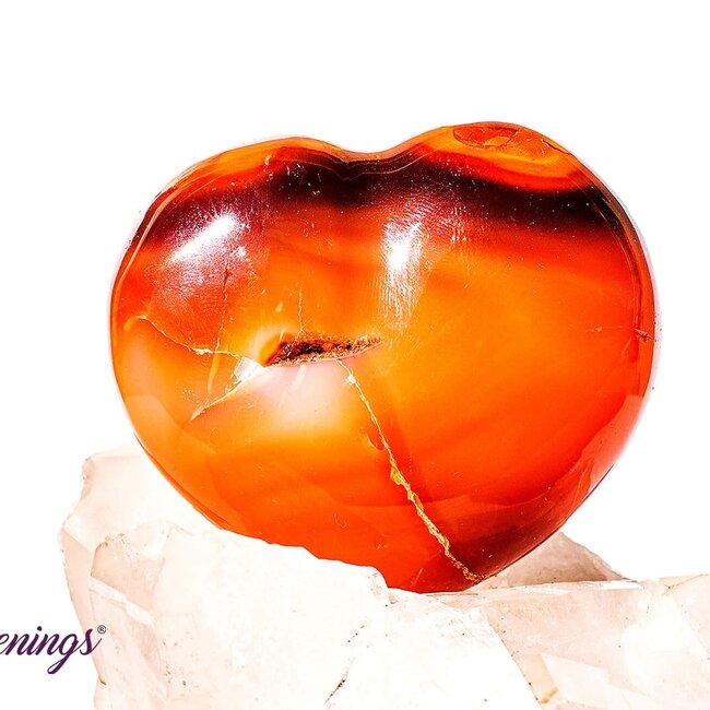 Carnelian Hearts - Large
