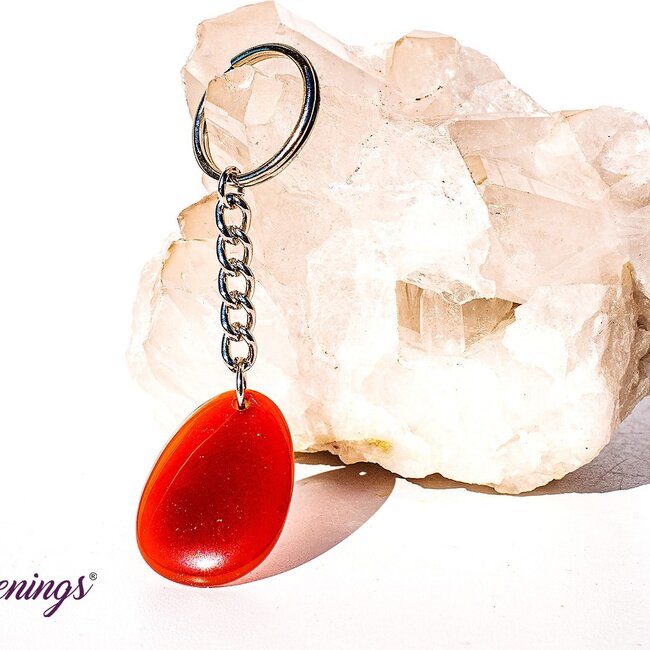 Virgo  - Carnelian Zodiac Keychains - Astrology Sign