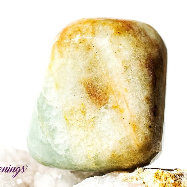 Mix Aquamarine - Tumbled Green & Yellow