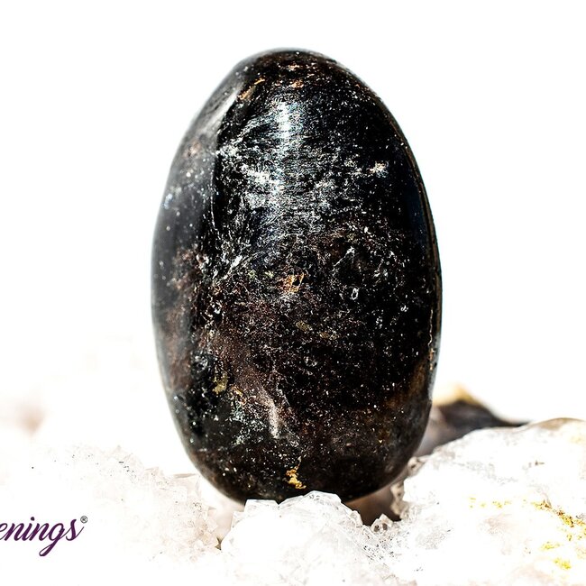 Arfvedsonite (Fireworks Stone) - Tumbled