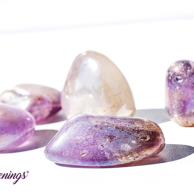 Aura Amethyst Quartz - Tumbled Smooth